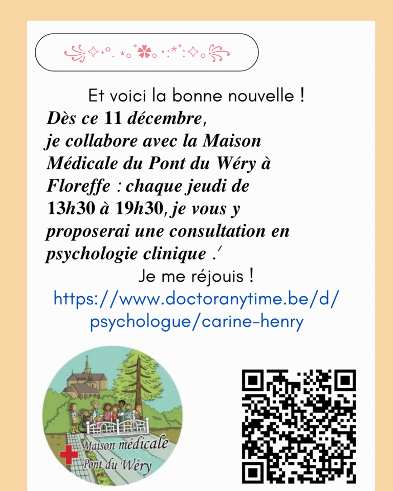 Lire la suite à propos de l’article Psychologue à la maison médicale de Floreffe